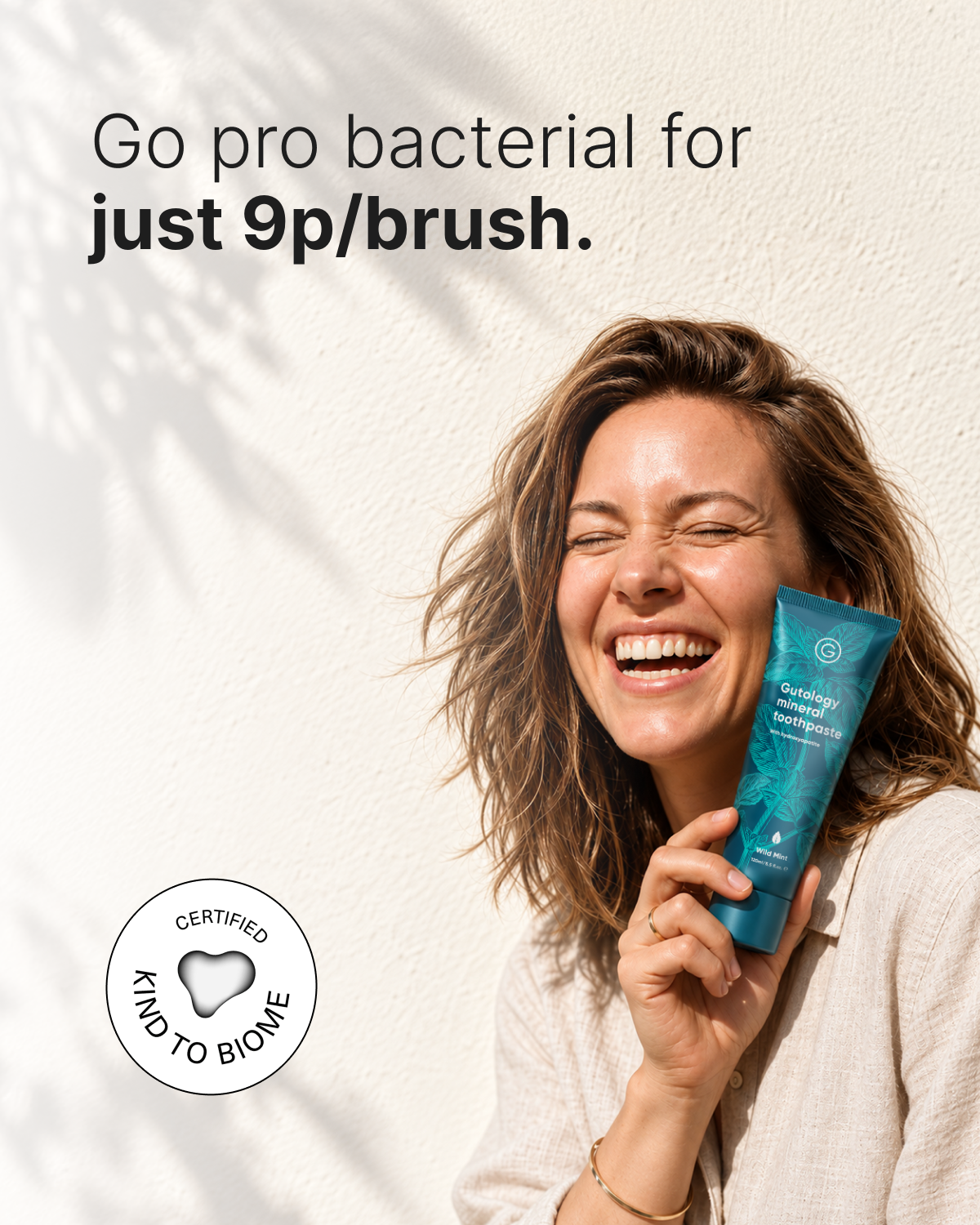 Microbiome-Friendly Hydroxyapatite Toothpaste (120ml)