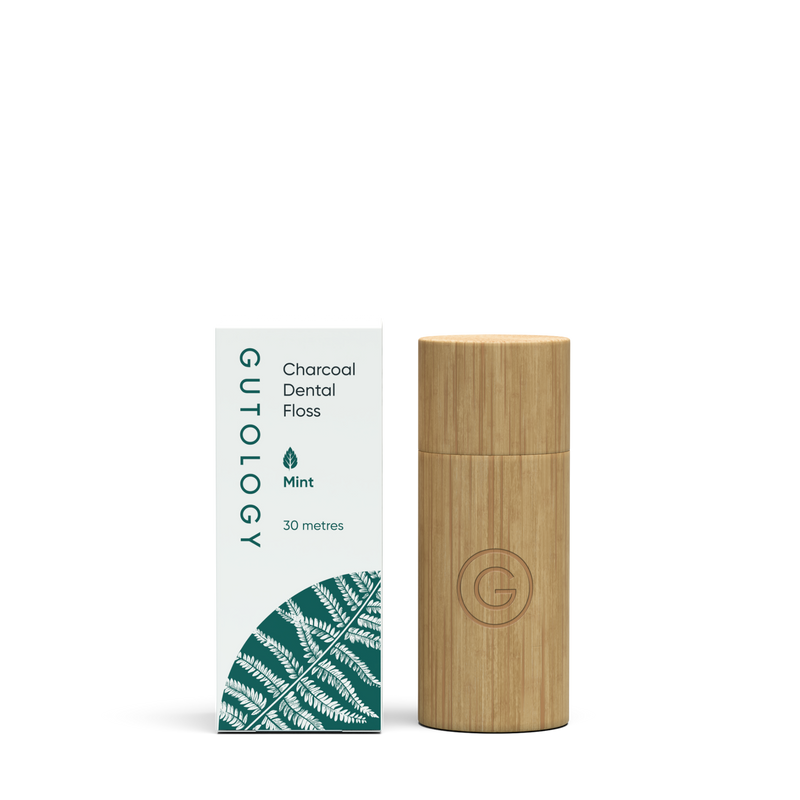 Microbiome-Friendly Charcoal Bamboo Dental Floss